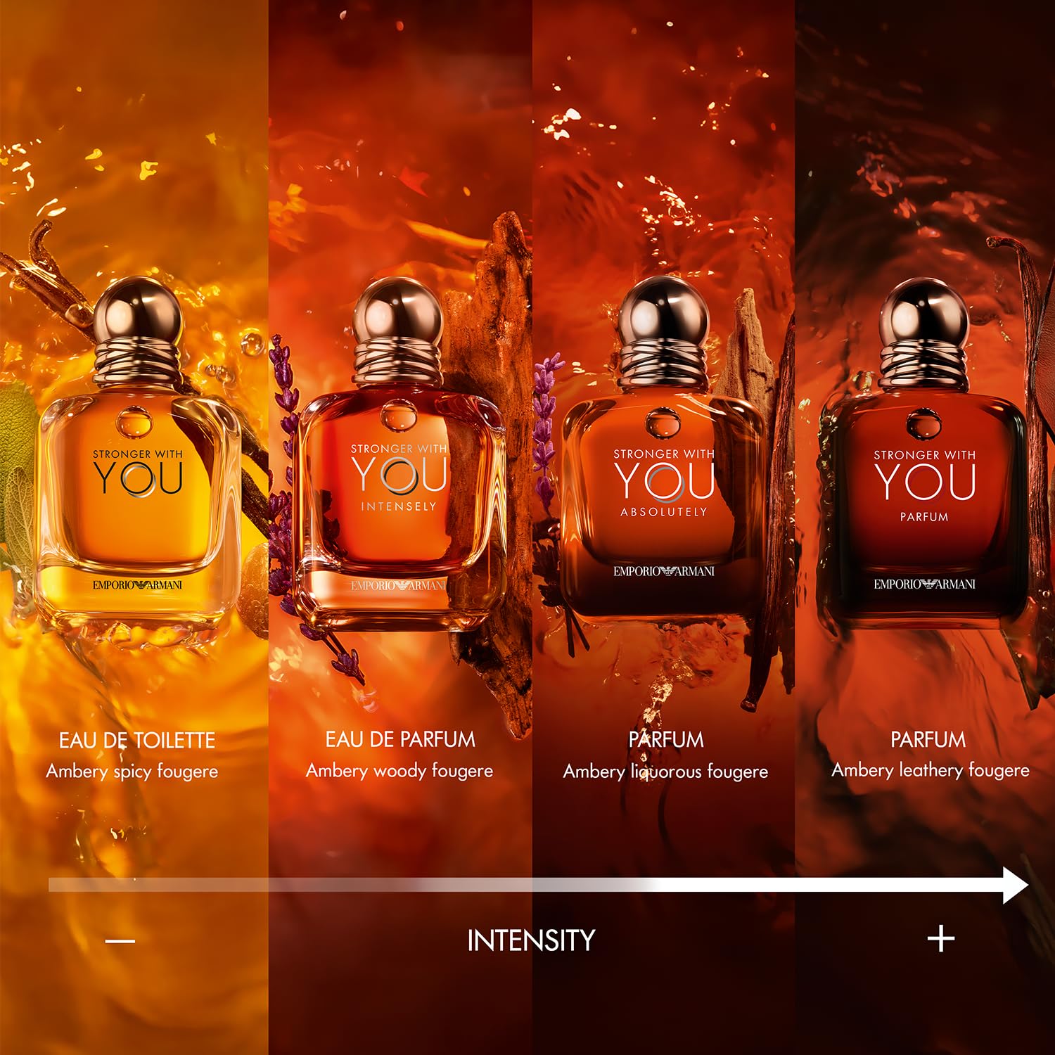 - Stronger with You Intensely - Cologne for Men - Fougère Ambery Woody Men’S Fragrance - Pink Pepper, Lavender, Vanilla Notes