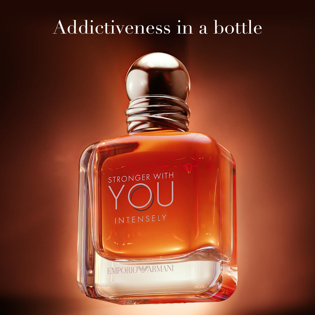 - Stronger with You Intensely - Cologne for Men - Fougère Ambery Woody Men’S Fragrance - Pink Pepper, Lavender, Vanilla Notes